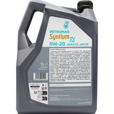 PETRONAS Syntium X 0W-20 C5 5L
