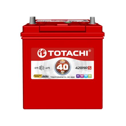 Totachi CMF42B19RS akkumulátor 12V 40Ah 380A Japán Bal+