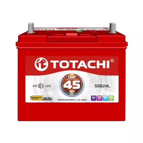 Totachi CMF55B24L akkumulátor 12V 45Ah 430A Japán Jobb+