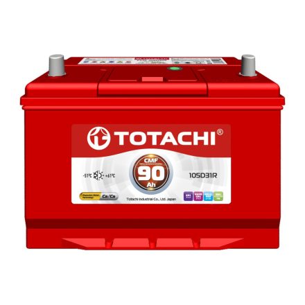 Totachi CMF105D31R akkumulátor 12V 90Ah 740A Japán Bal+