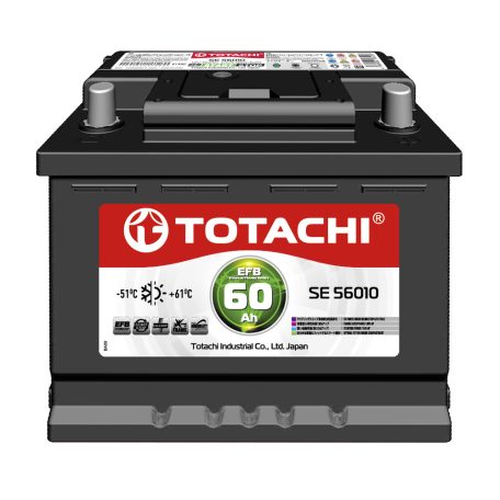 Totachi SE 56010 akkumulátor 12V 60Ah 560A EFB Start-Stop Jobb+