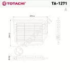 Totachi TA-1271 levegőszűrő