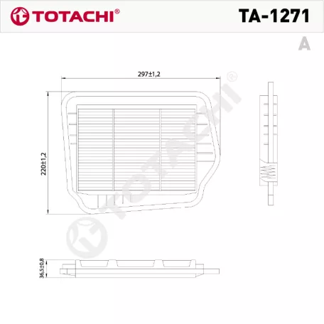 Totachi TA-1271 levegőszűrő