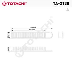 Totachi TA-2138 levegőszűrő