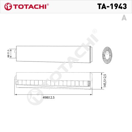 Totachi TA-1943 levegőszűrő