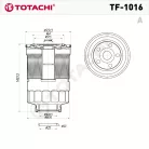 Totachi TF-1016 üzemanyagszűrő