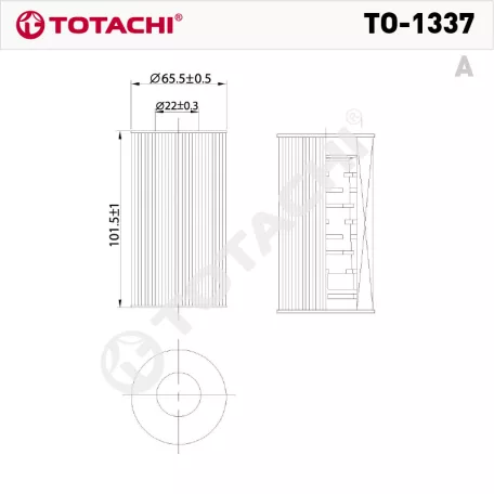 Totachi TO-1337 olajszűrő