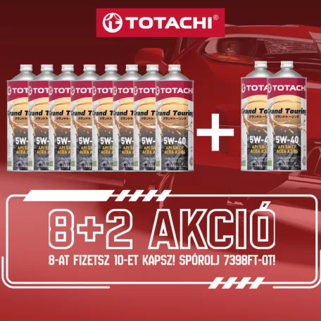 TOTACHI Grand Touring 5W-40 1L – 8+2 ajándék csomag (10×1L)