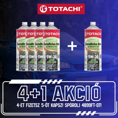 TOTACHI Eurodrive Eco 5W-30 1L – 4+1 ajándék csomag (5x1L)