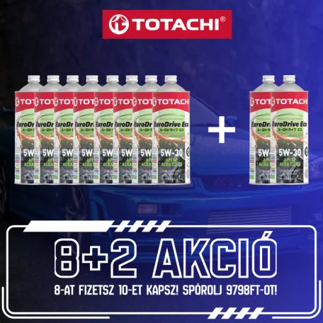 TOTACHI Eurodrive Eco 5W-30 1L – 8+2 ajándék csomag (10x1L)