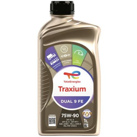 Total Traxium Dual 9 FE 75W-90 1L