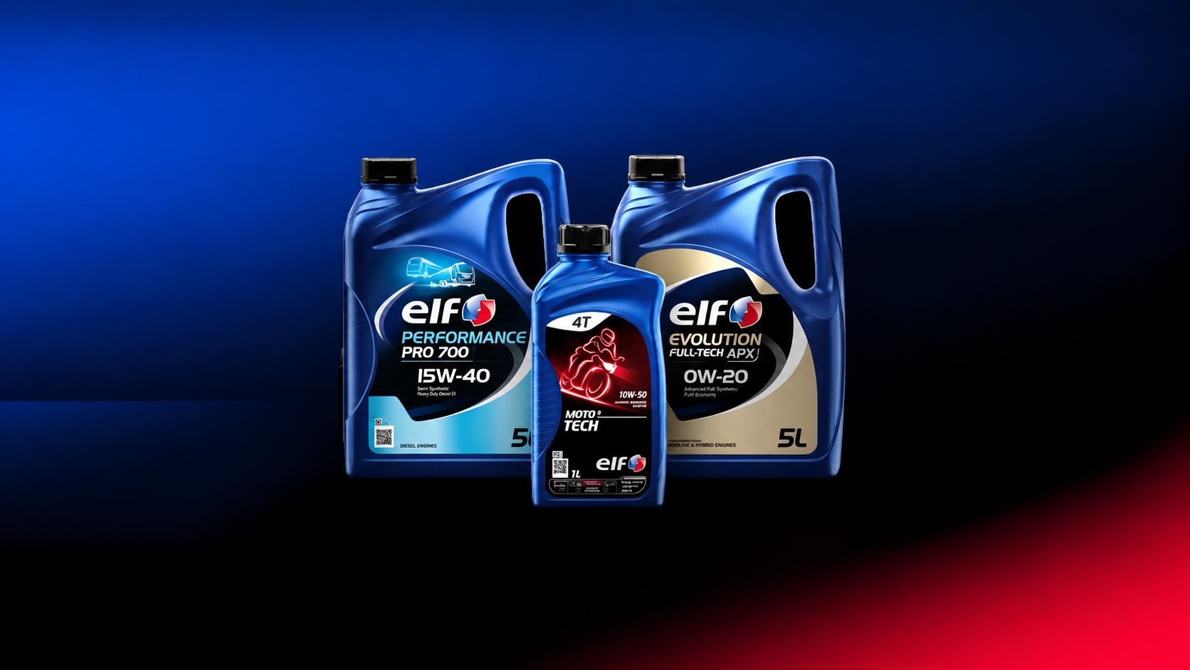 ELF Evolution, Moto és Performance kenőanyag termékcsaládok